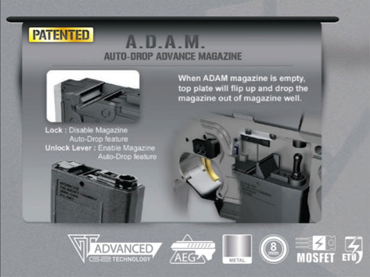 G&G BAMF Series M4 / M16 AEG 90rds Magazine.