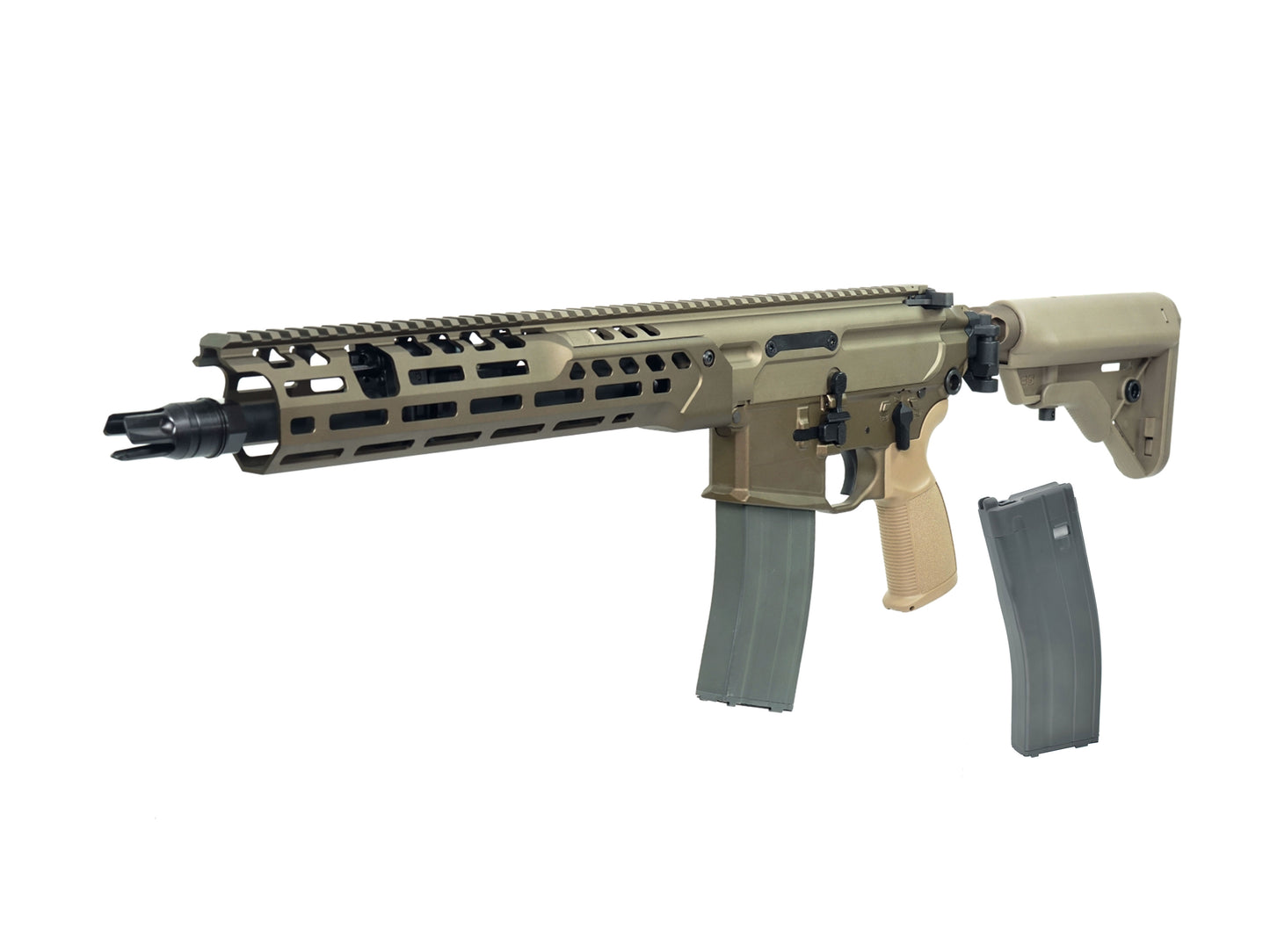 APFG MCX SPEAR LT 13.1" Carbine UKSF HUNTER Style Gas Blowback Airsoft Gun.