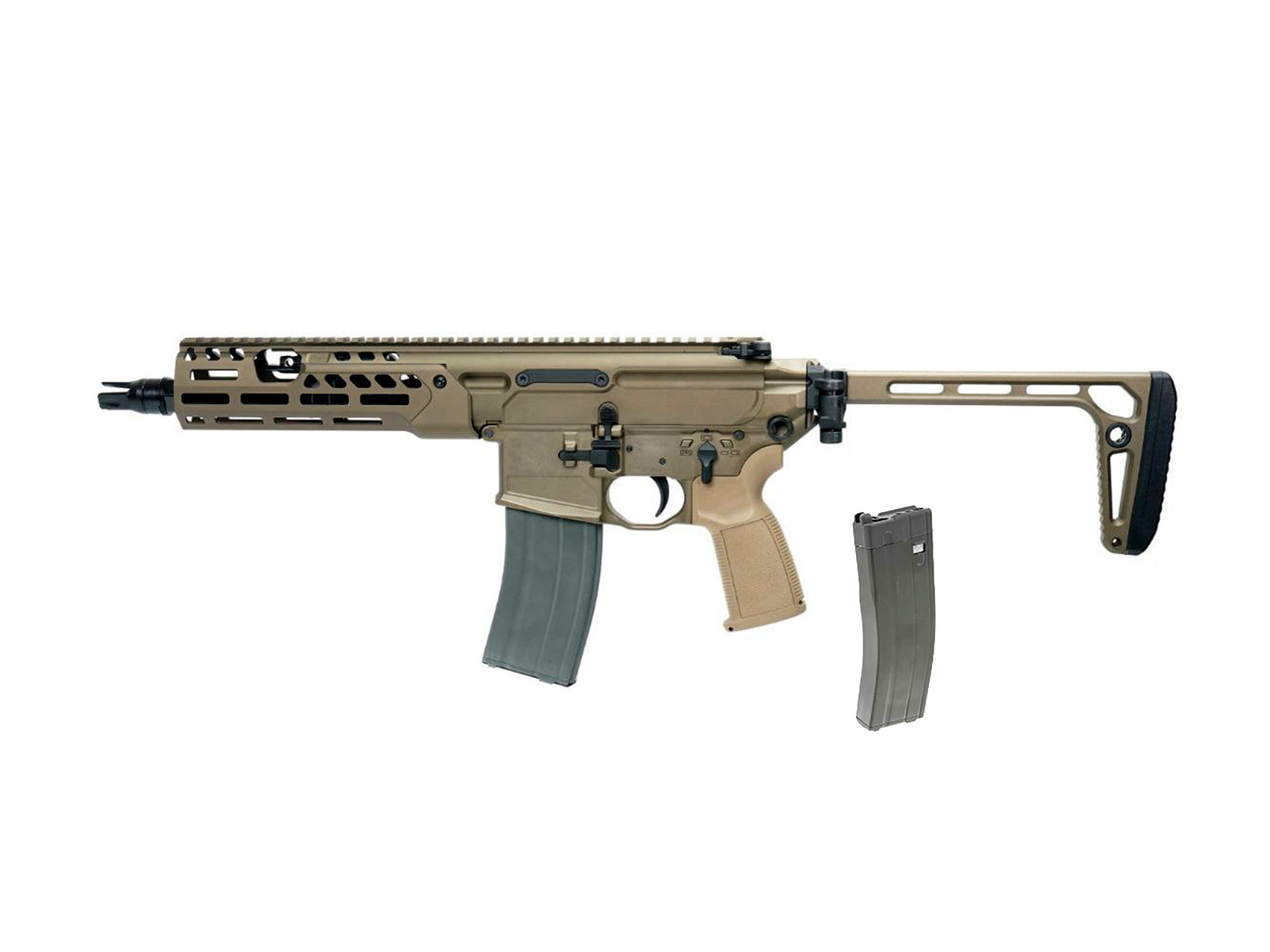 APFG MCX Spear LT Style 9" Gas Blowback Airsoft Rifle.