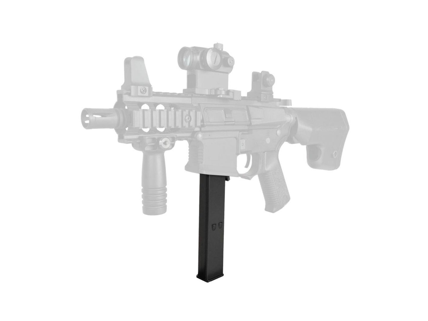 ARES M4/M16シリーズ 用 9mm マグアダプター (45発マガジン1本付き) セット.