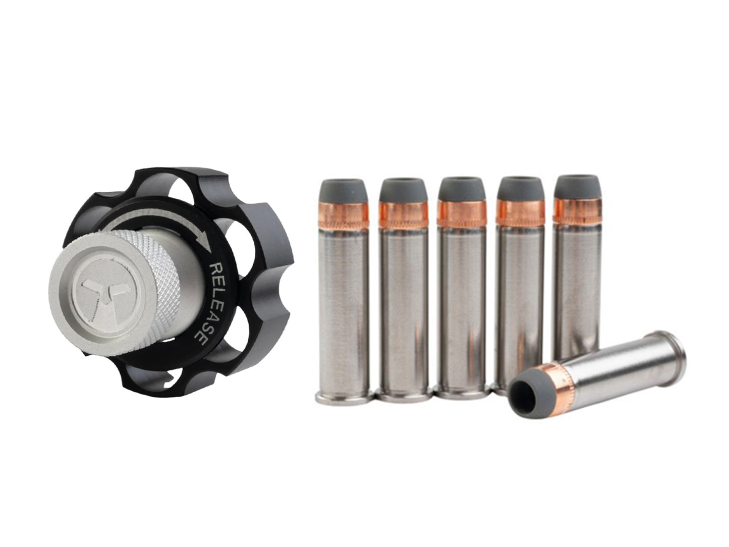 ARES 6MM 리볼버 탄피 쉘 6개 .