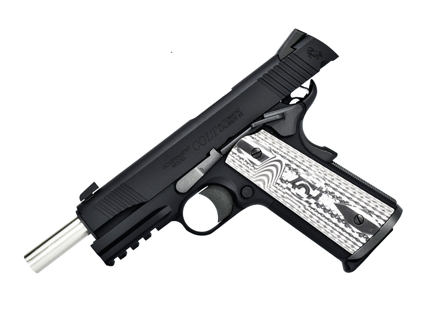 CYBERGUN COLT Licensed M45A1 Gas Blowback Airsoft Pistol.