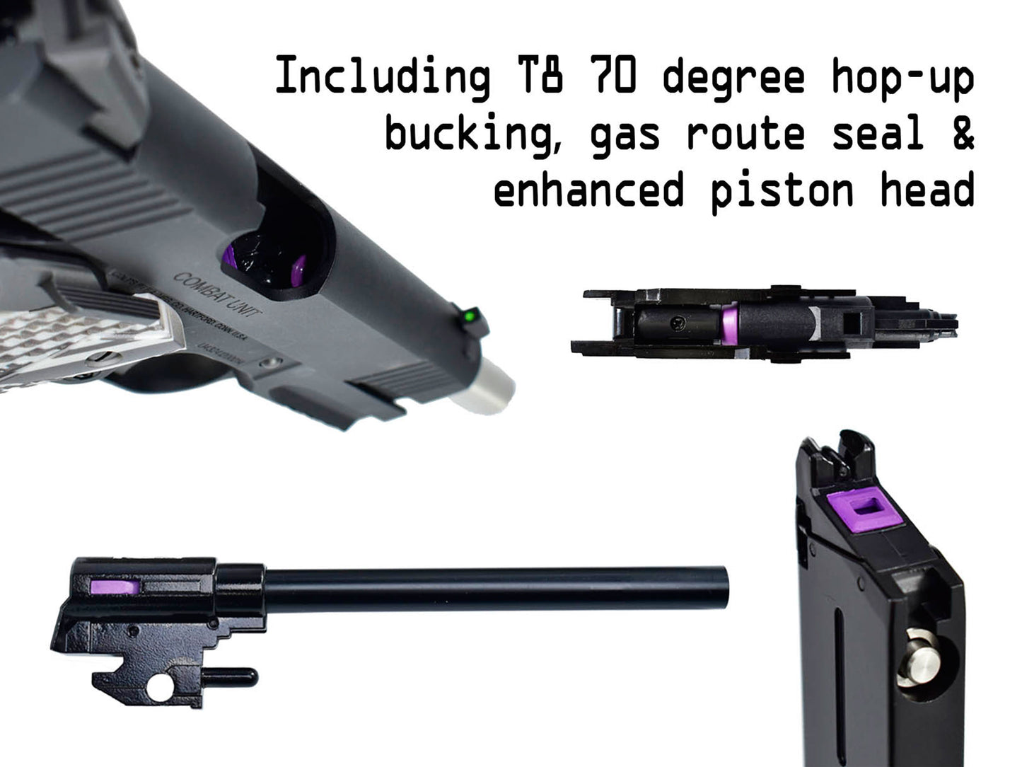 CYBERGUN COLT Licensed M45A1 Gas Blowback Airsoft Pistol.