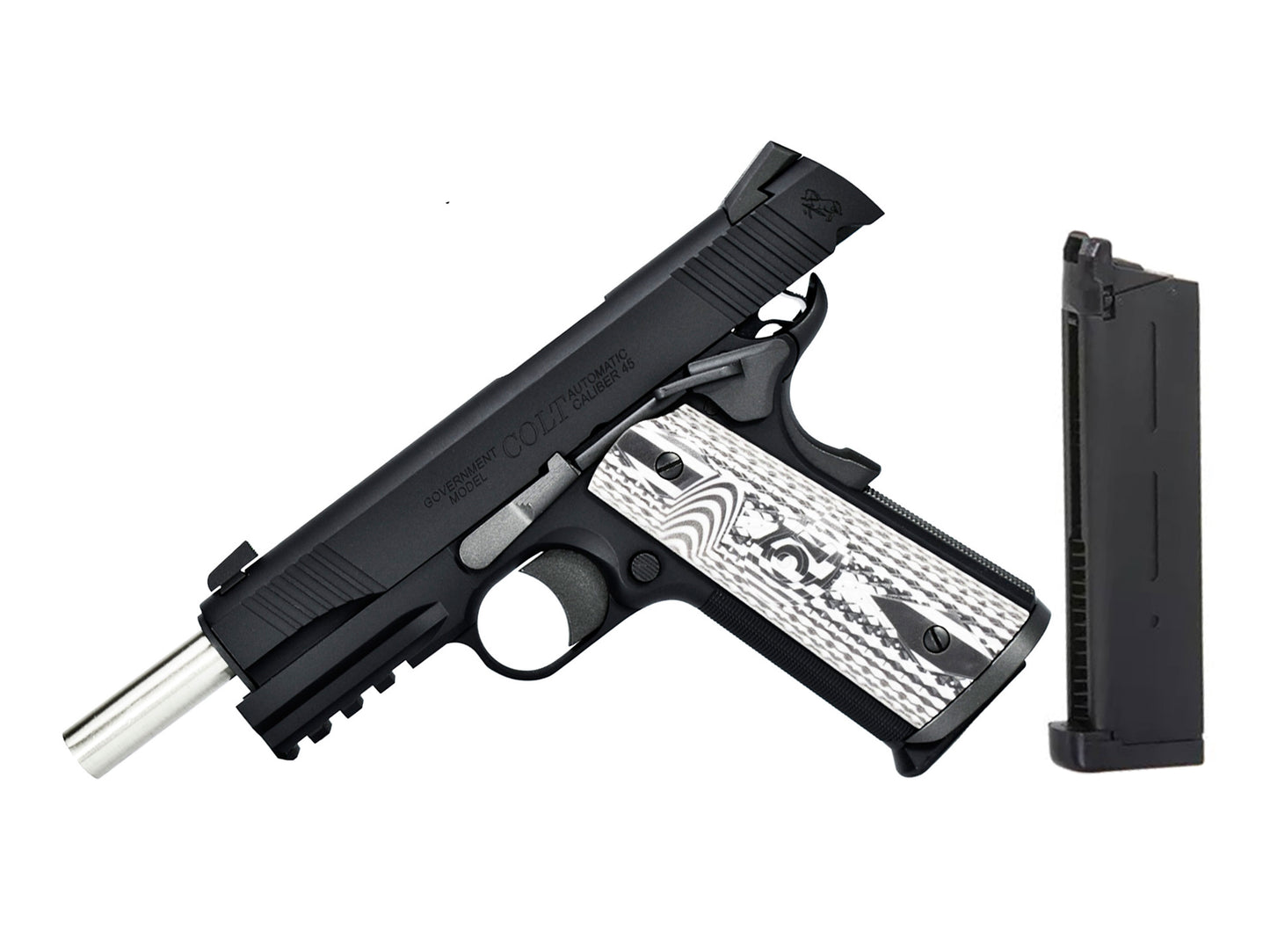 CYBERGUN COLT Licensed M45A1 Gas Blowback Airsoft Pistol.