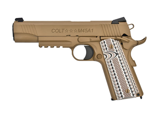 CYBERGUN COLT Licensed M45A1 Gas Blowback Airsoft Pistol.