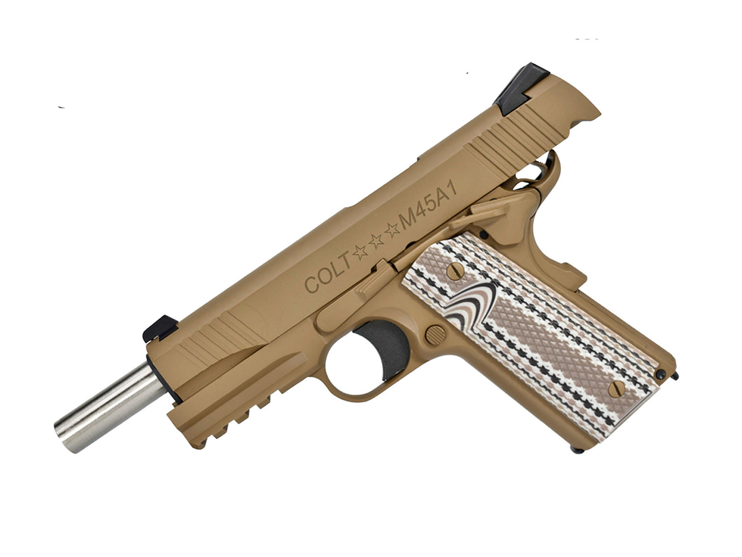 CYBERGUN COLT Licensed M45A1 Gas Blowback Airsoft Pistol.