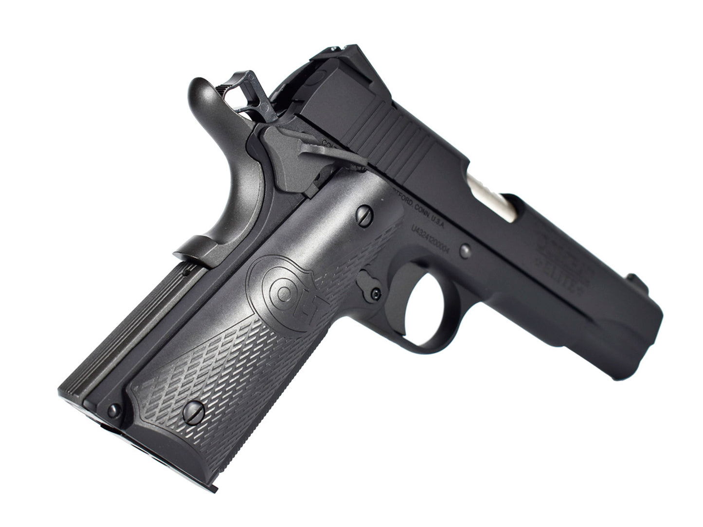 CYBERGUN COLT Licensed 1911 Combat Elite Commander Gas Blowback Airsoft Pistol.