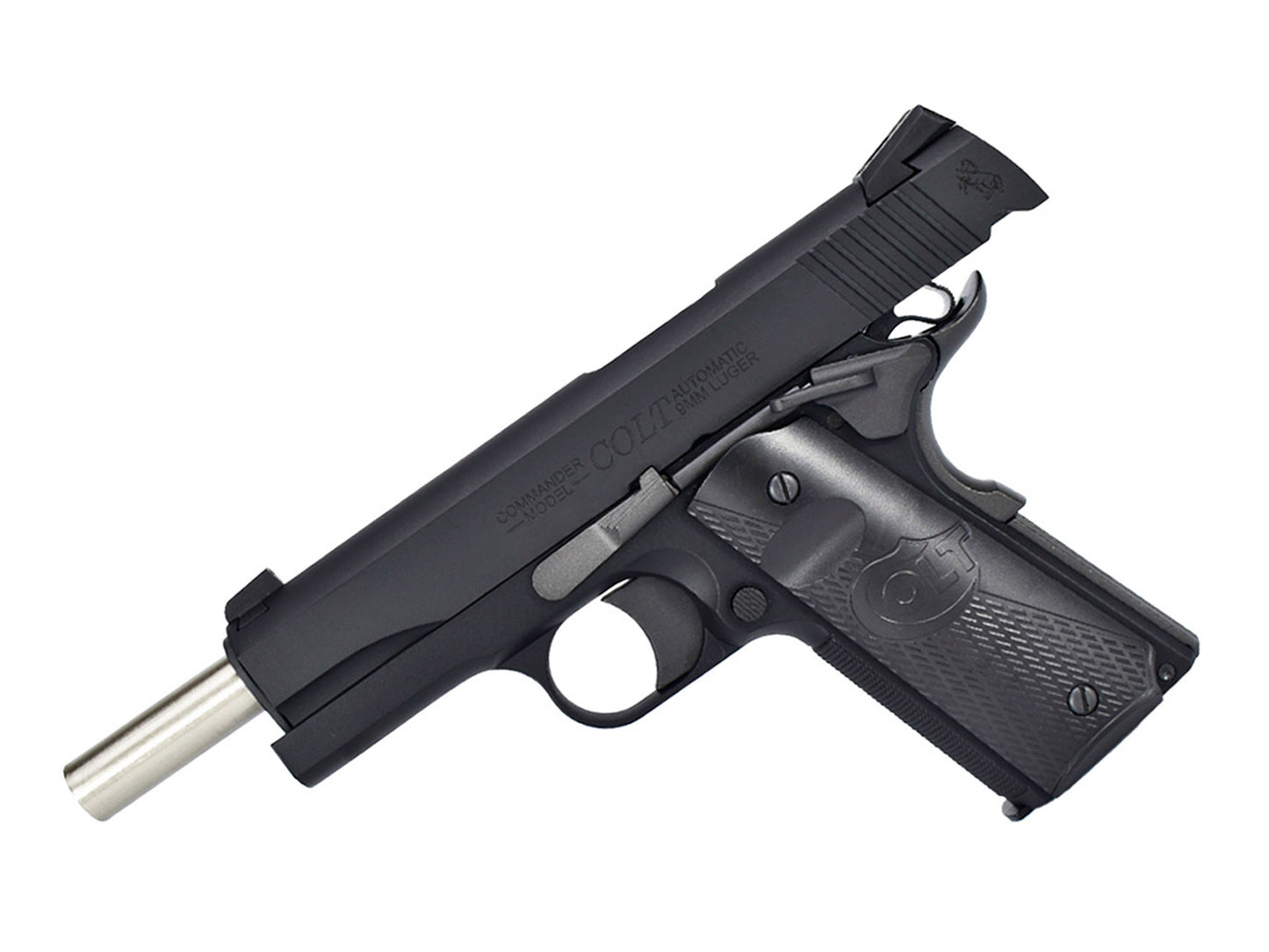 CYBERGUN COLT Licensed 1911 Combat Elite Commander Gas Blowback Airsoft Pistol.