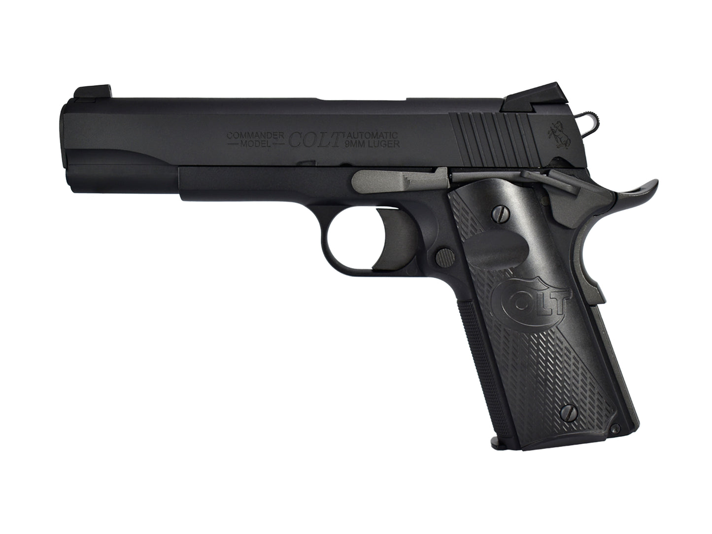 CYBERGUN COLT Licensed 1911 Combat Elite Commander Gas Blowback Airsoft Pistol.