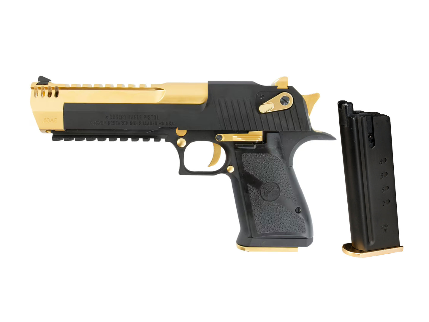 CYBERGUN | AW デザートイーグル DESERT EAGLE .50AE L6 (2 Tone) ガスブローバック ハンドガン.