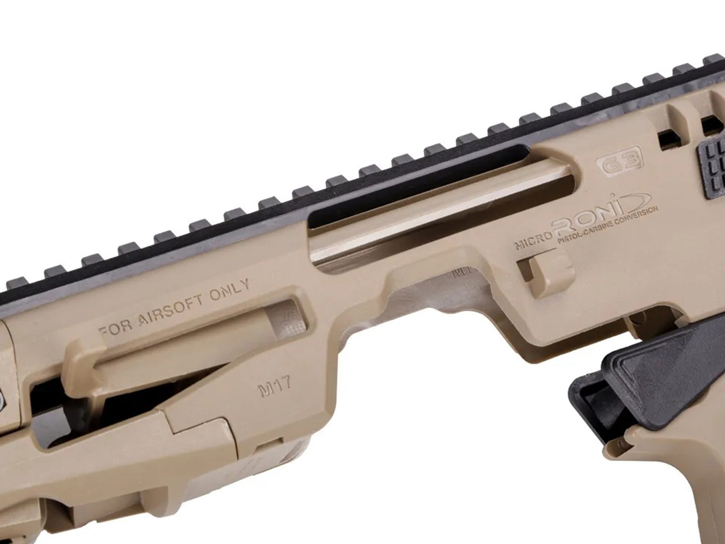 CAA Airsoft MICRO RONI G3 Pistol-Carbine Conversion Kit for P320 M17 & M18.
