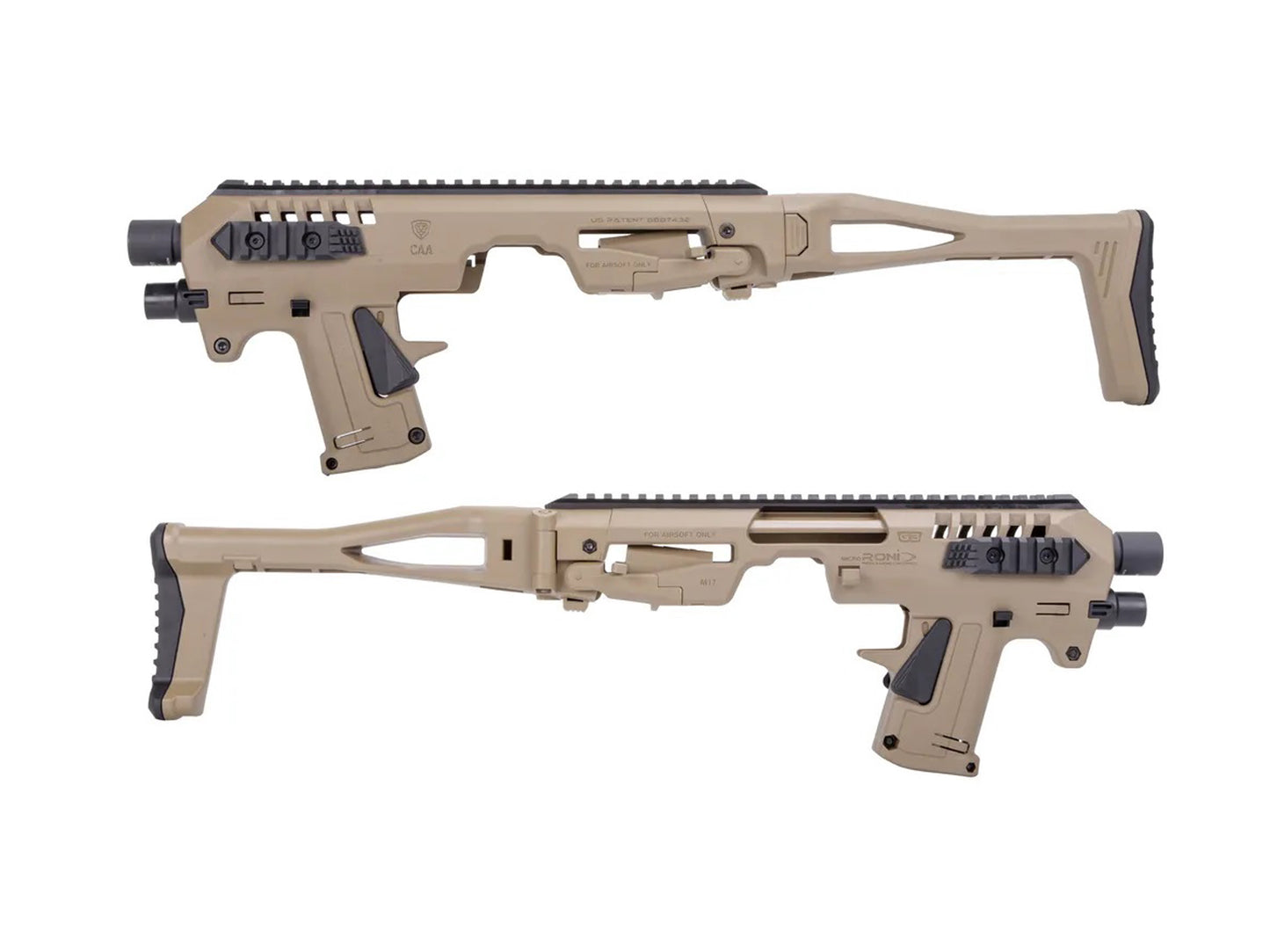 CAA Airsoft MICRO RONI G3 Pistol-Carbine Conversion Kit for P320 M17 & M18.