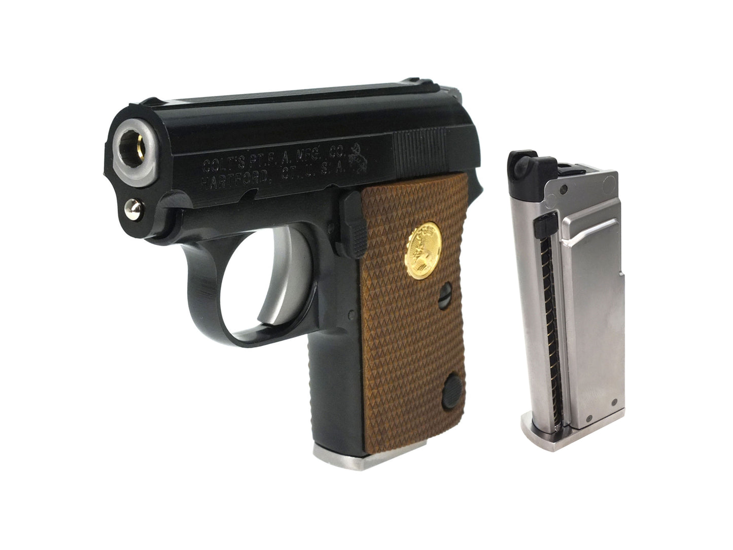 CYBERGUN | COLT 正式ライセンス .25 コルト ポケット ガスブローバック ハンドガン.