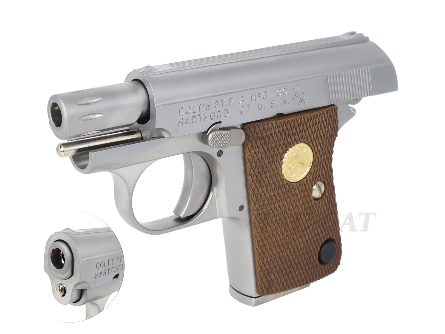 CYBERGUN | COLT 正式ライセンス .25 コルト ポケット ガスブローバック ハンドガン.