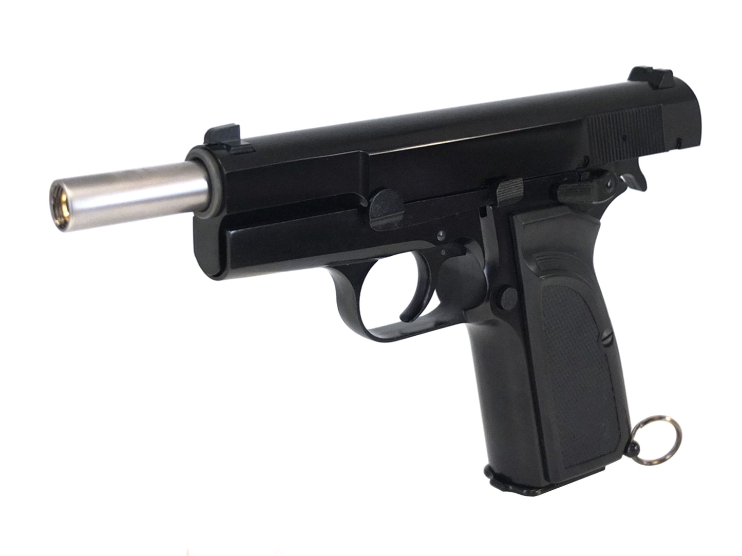 WE FN Browning Hi-Power MK III Gas Blowback Airsoft Pistol.