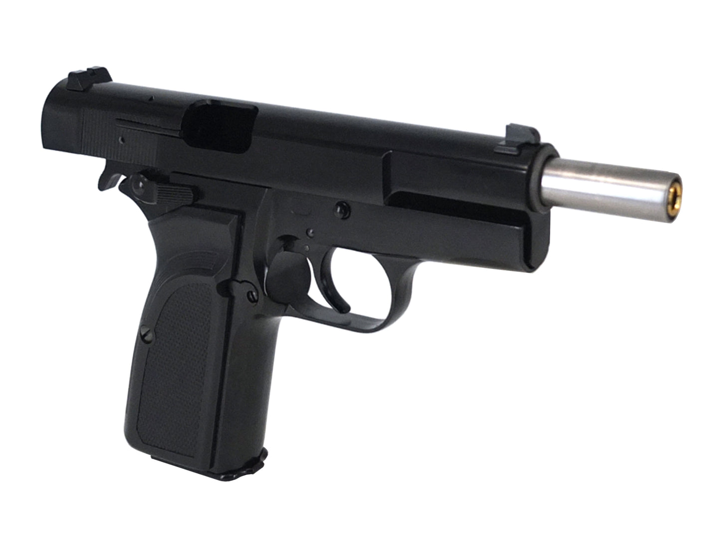 WE FN Browning Hi-Power MK III Gas Blowback Airsoft Pistol.