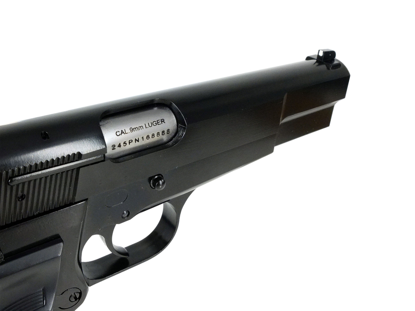 WE FN Browning Hi-Power MK III Gas Blowback Airsoft Pistol.