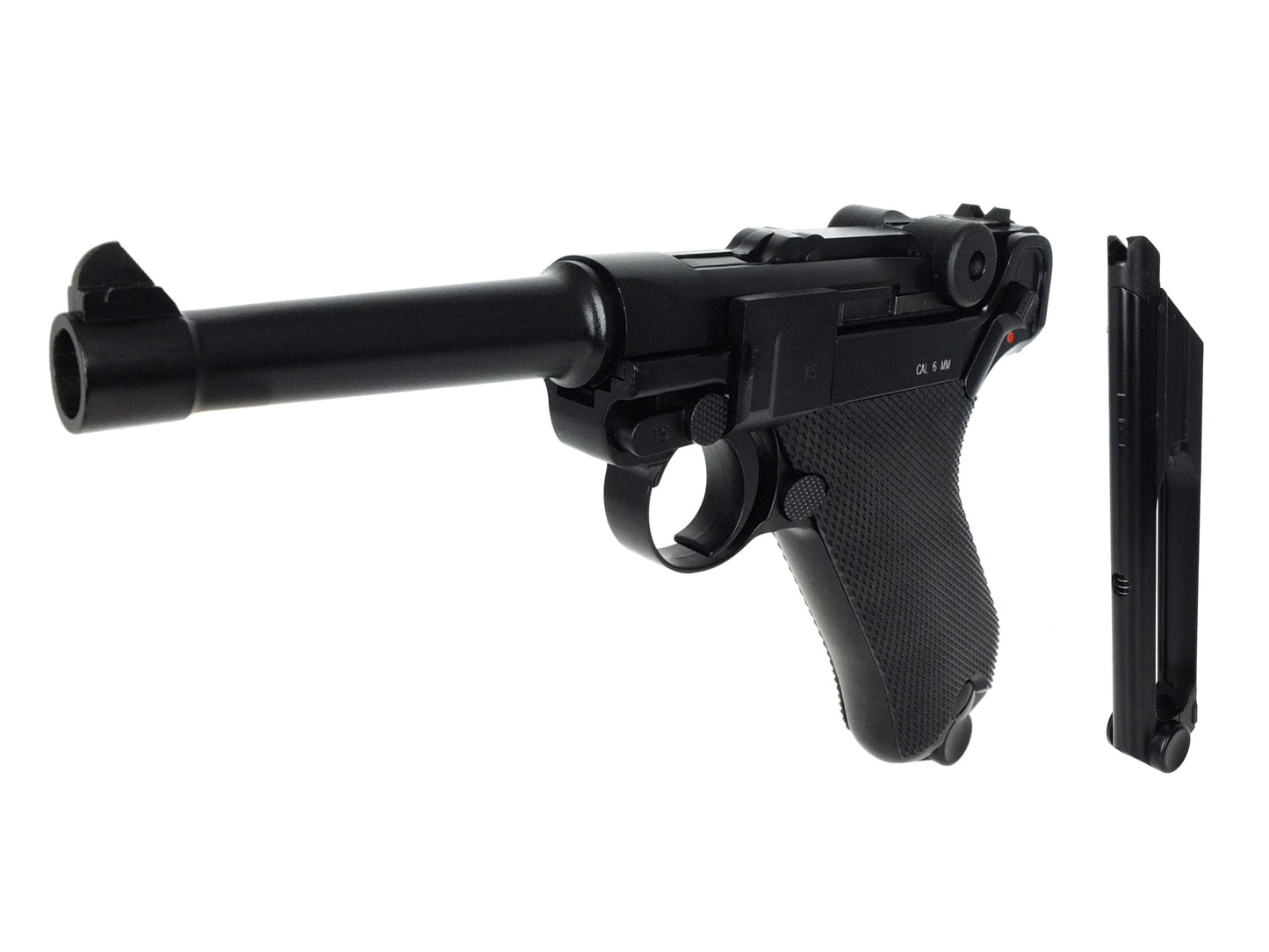 KWC LUGER P08 4inch CO2 블로우백 가스건.
