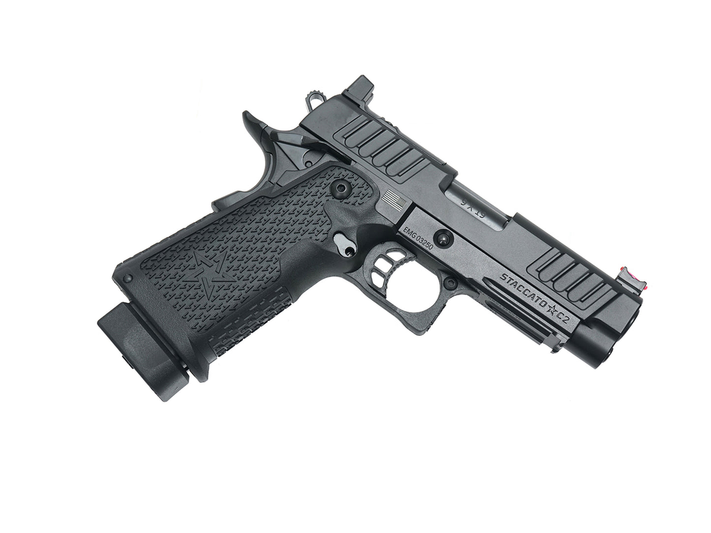 EMG STACCATO C2 CNC Gas Blowback Airsoft Pistol.