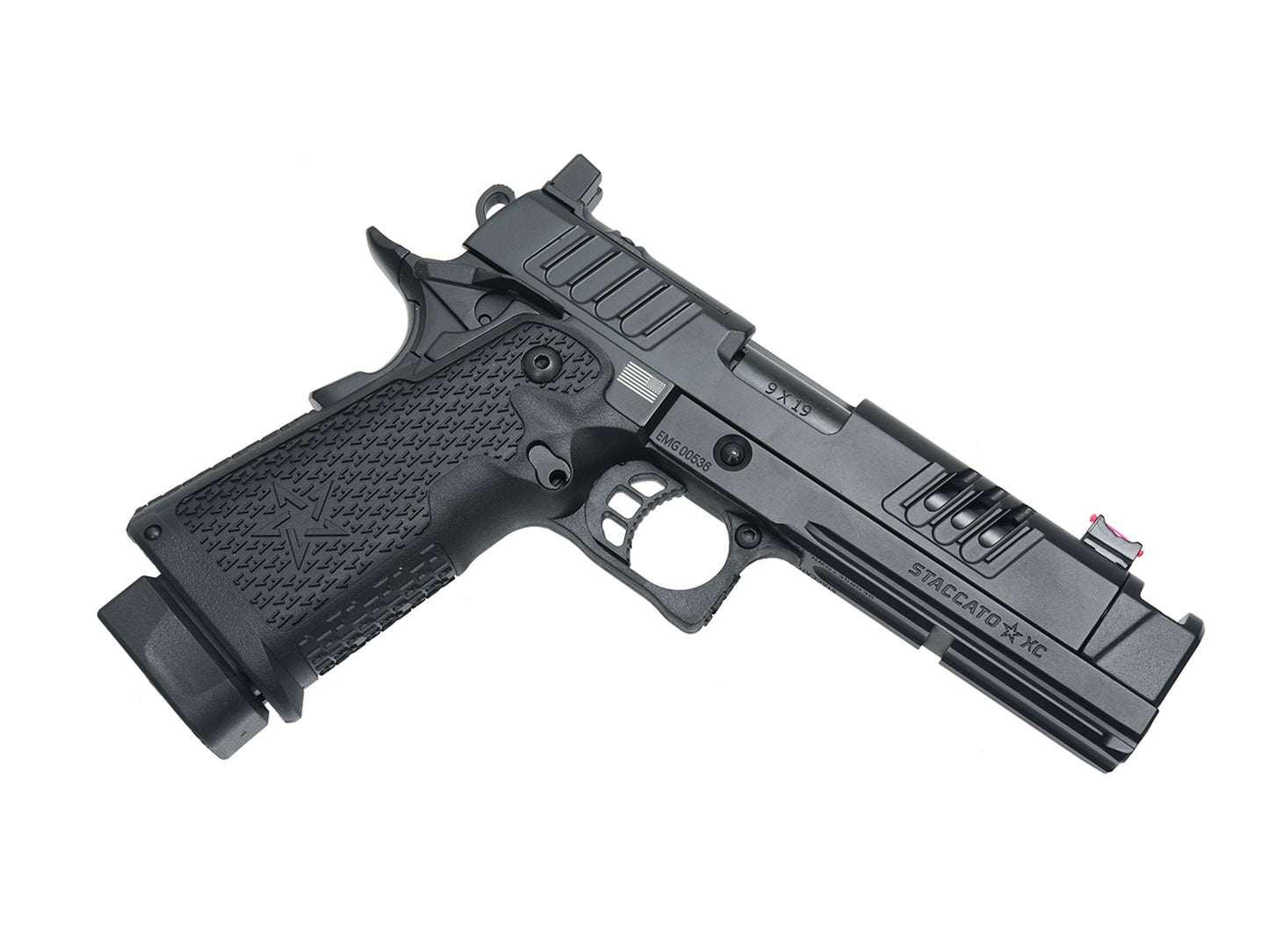 EMG STACCATO XC CNC Gas Blowback Airsoft Pistol.