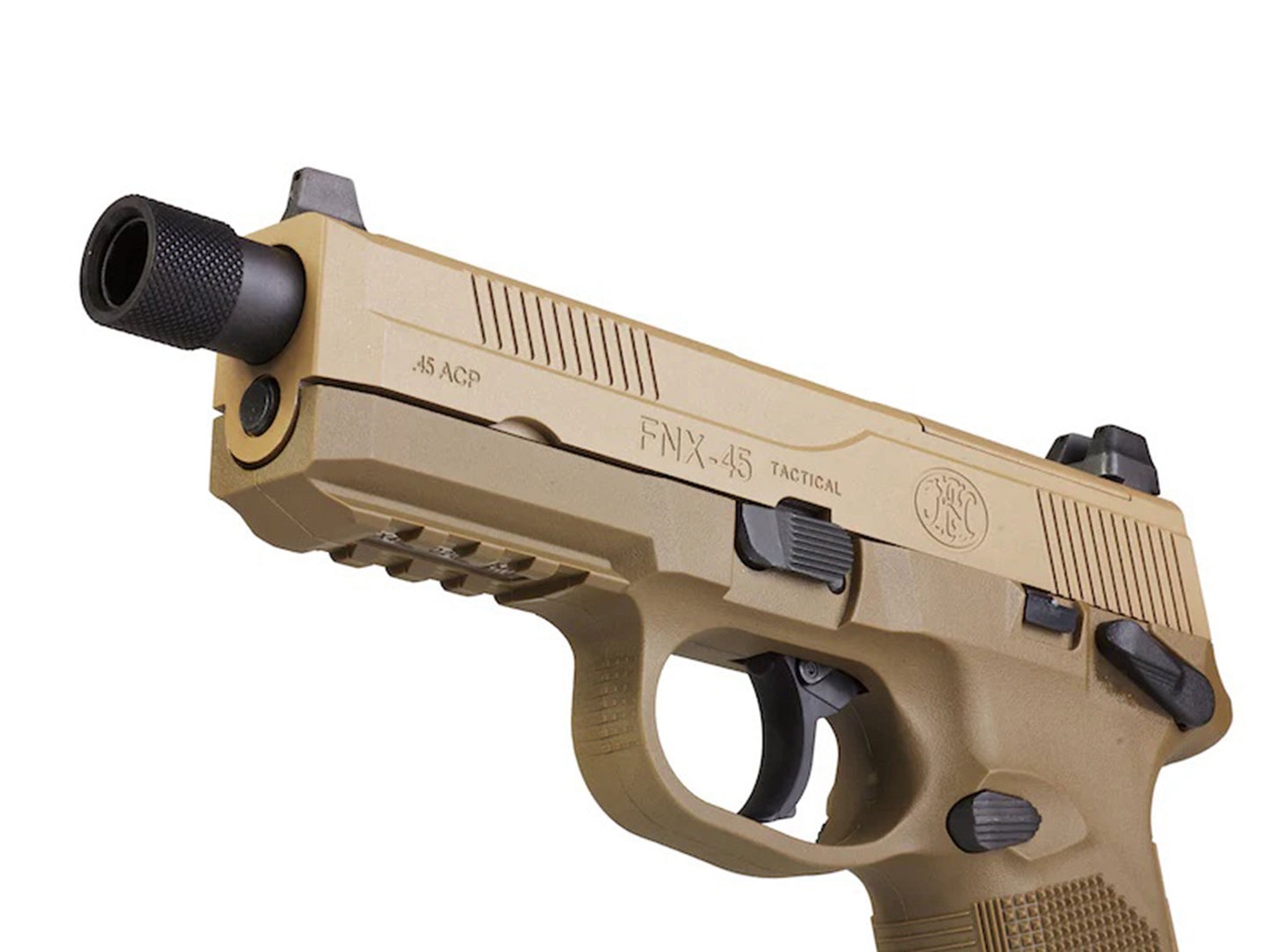 CYBERGUN | FN Herstal Licensed VFC FNX-45 Gas Blowback Airsoft Pistol.