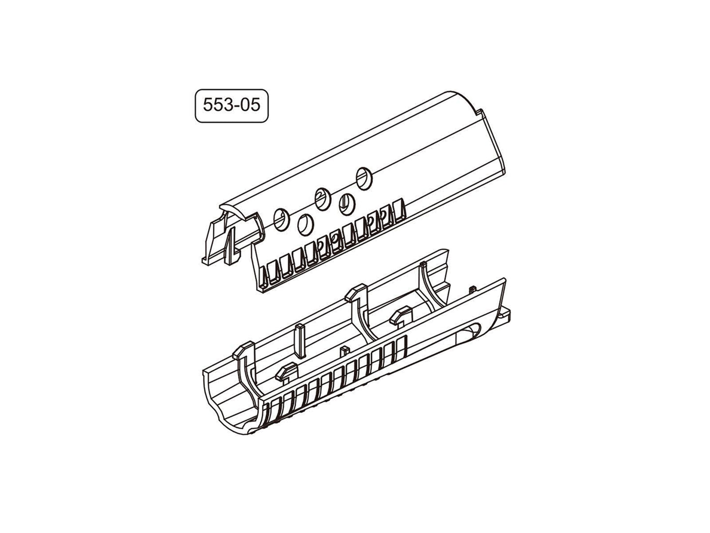 【純正部品】GHK 553 シリーズ ライフル パーツ.