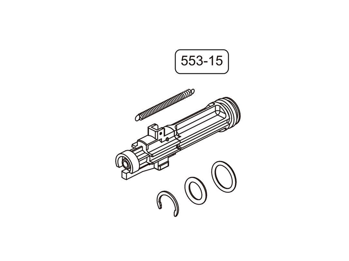 【純正部品】GHK 553 シリーズ ライフル パーツ.