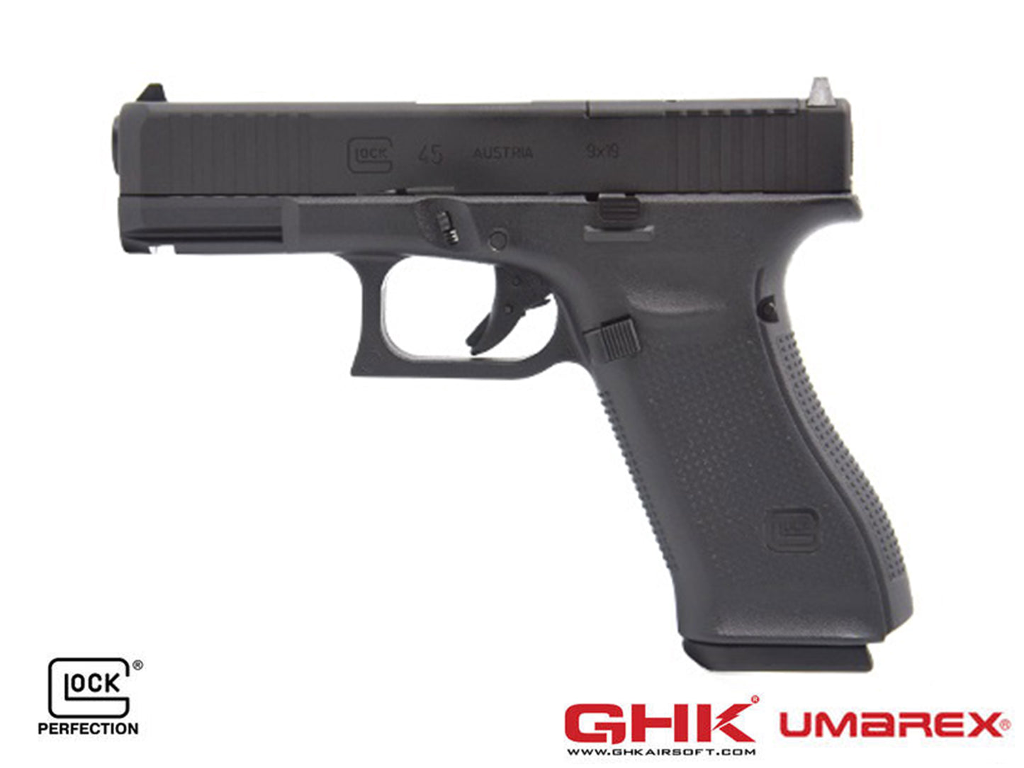 UMAREX | GHK GLOCK45 GEN5 MOS V2 ガスブローバック ハンドガン.