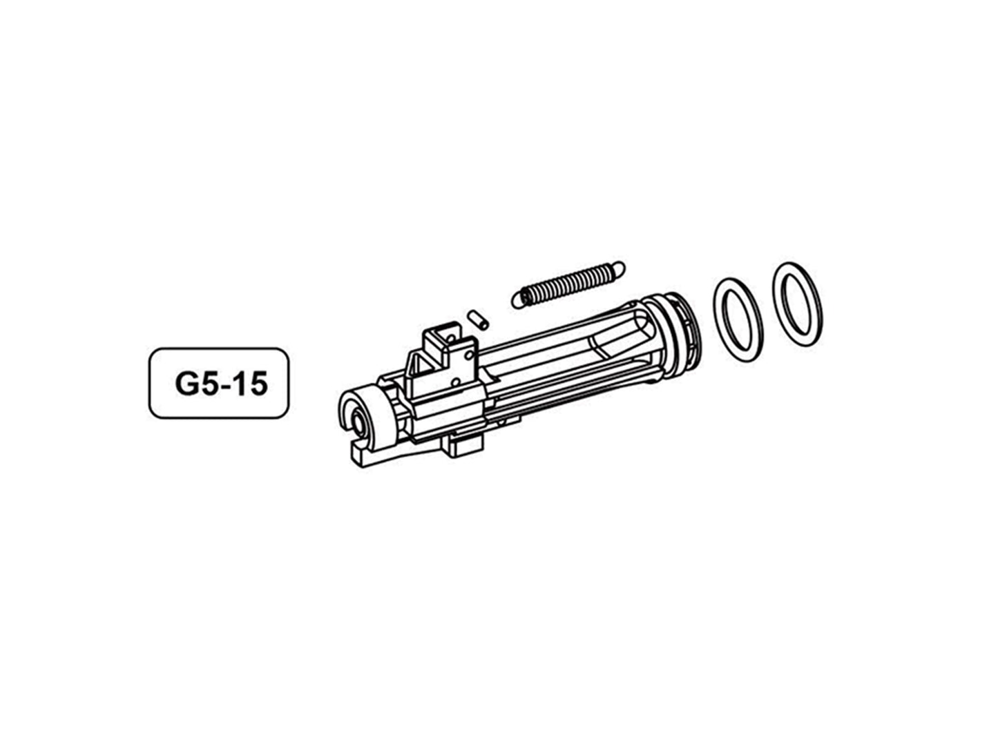 【純正部品】GHK G5 シリーズ ライフル パーツ.