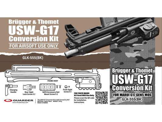 GUARDER | B&T USW-G17 Carbine Kit for TOKYO MARUI G17 Gen5 MOS.