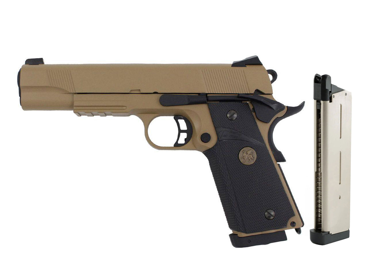 KJ WORKS MEU KP-07 Rail M1911A1 ガスブローバック ハンドガン メタルパーツセット.