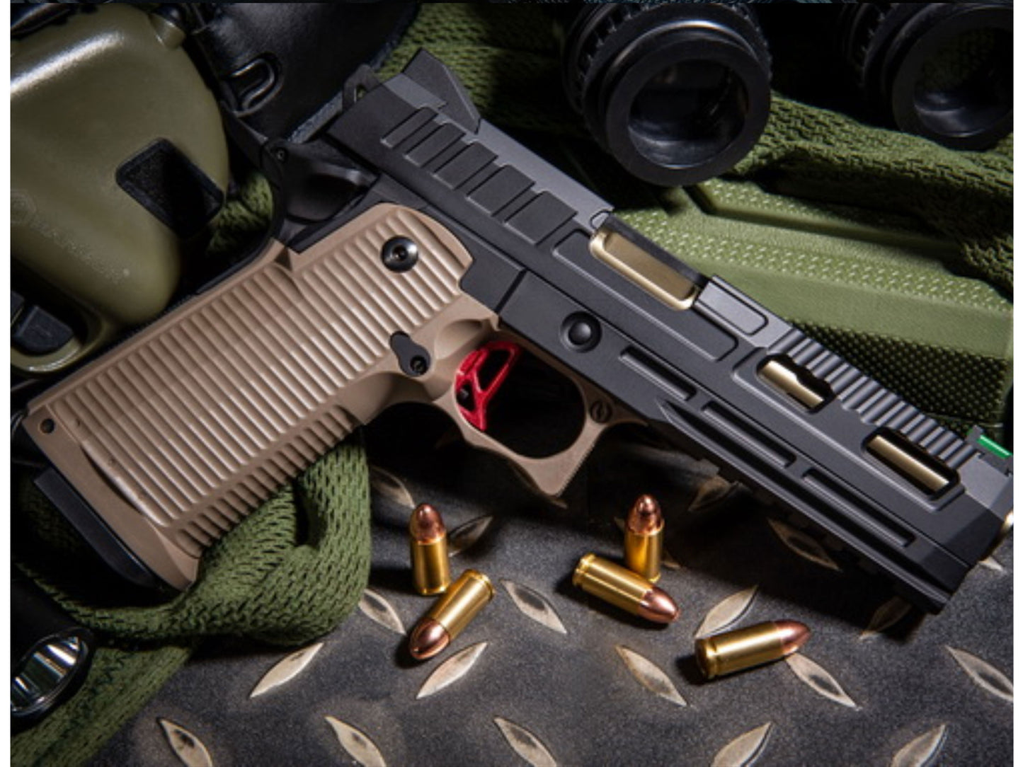 KJ WORKS KP-19S Hi-Capa Gas Blowback Airsoft Pistol.( GAS Version )