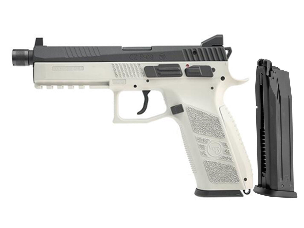 KJ WORKS CZ P-09 Duty ガスブローバック ハンドガン. (TB仕様)