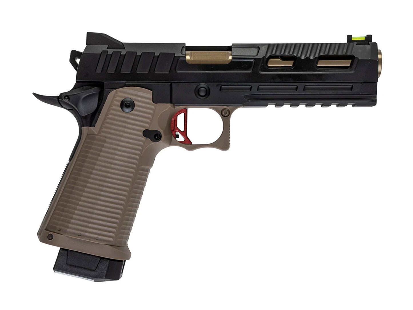 KJ WORKS KP-19S Hi-Capa Gas Blowback Airsoft Pistol.( CO2 Version )