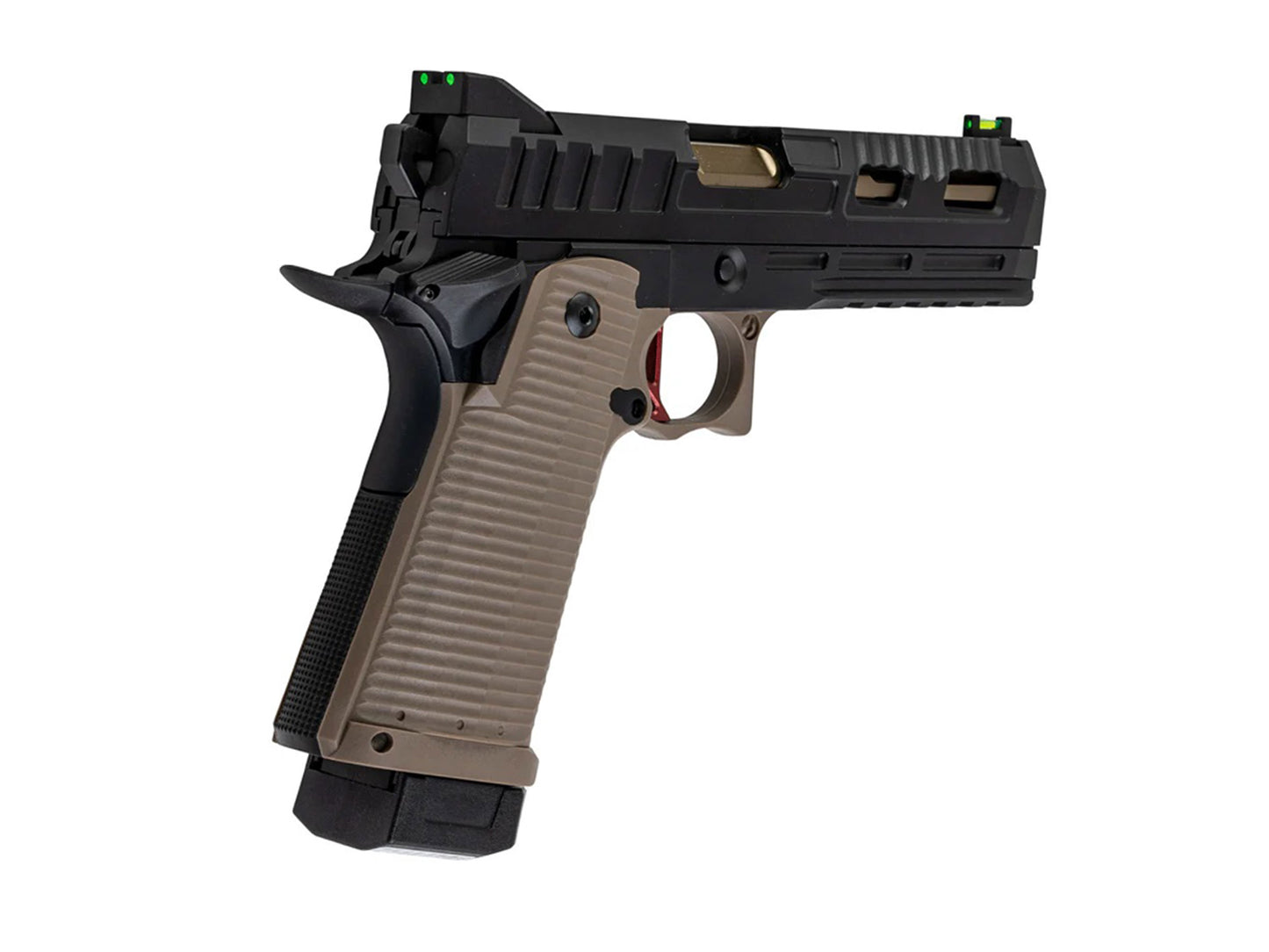 KJ WORKS KP-19S Hi-Capa Gas Blowback Airsoft Pistol.( CO2 Version )