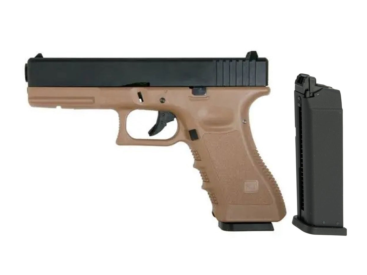 KJ WORKS KP-17 G17 ガスブローバック ハンドガン.