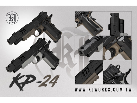 KJ WORKS KP-24 氣動退鏜 瓦斯手槍.