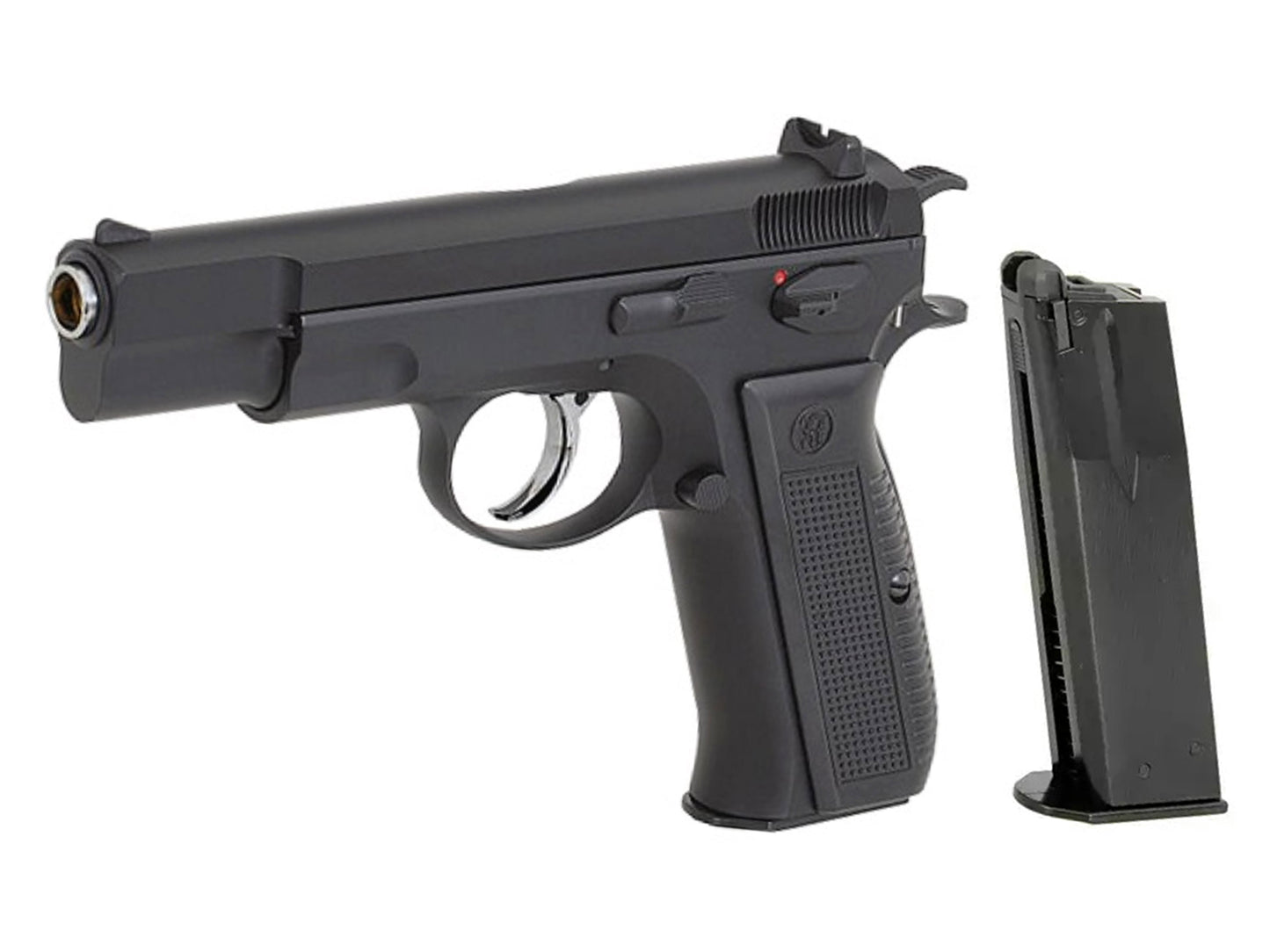 KJ WORKS KP-09 CZ 75 가스 블로우백 에어소프트 권총.