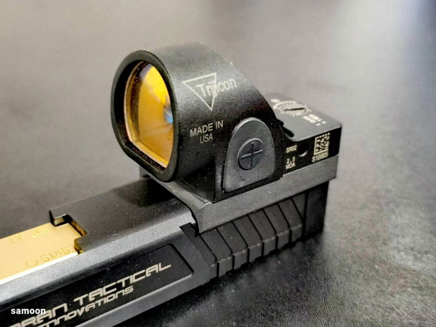 SAMOON | GHK G17 Gen3 / TTI G34 Steel CNC Optic mount base.