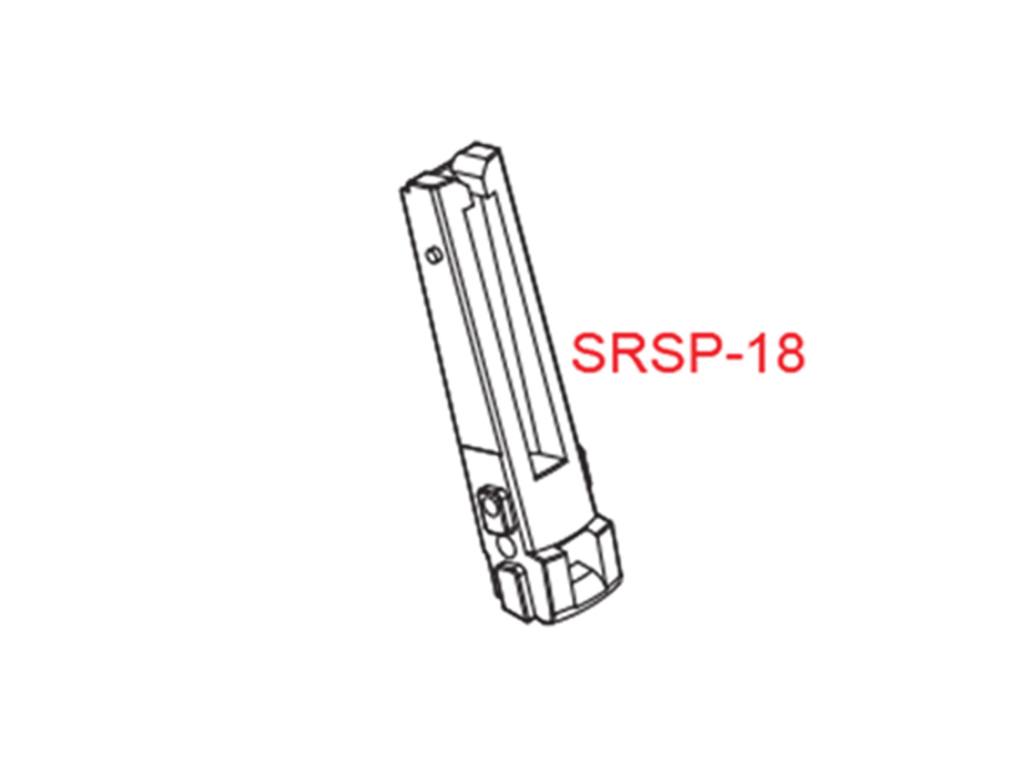 SRC SR-SP Series Airsoft Pistol Replacement Part.