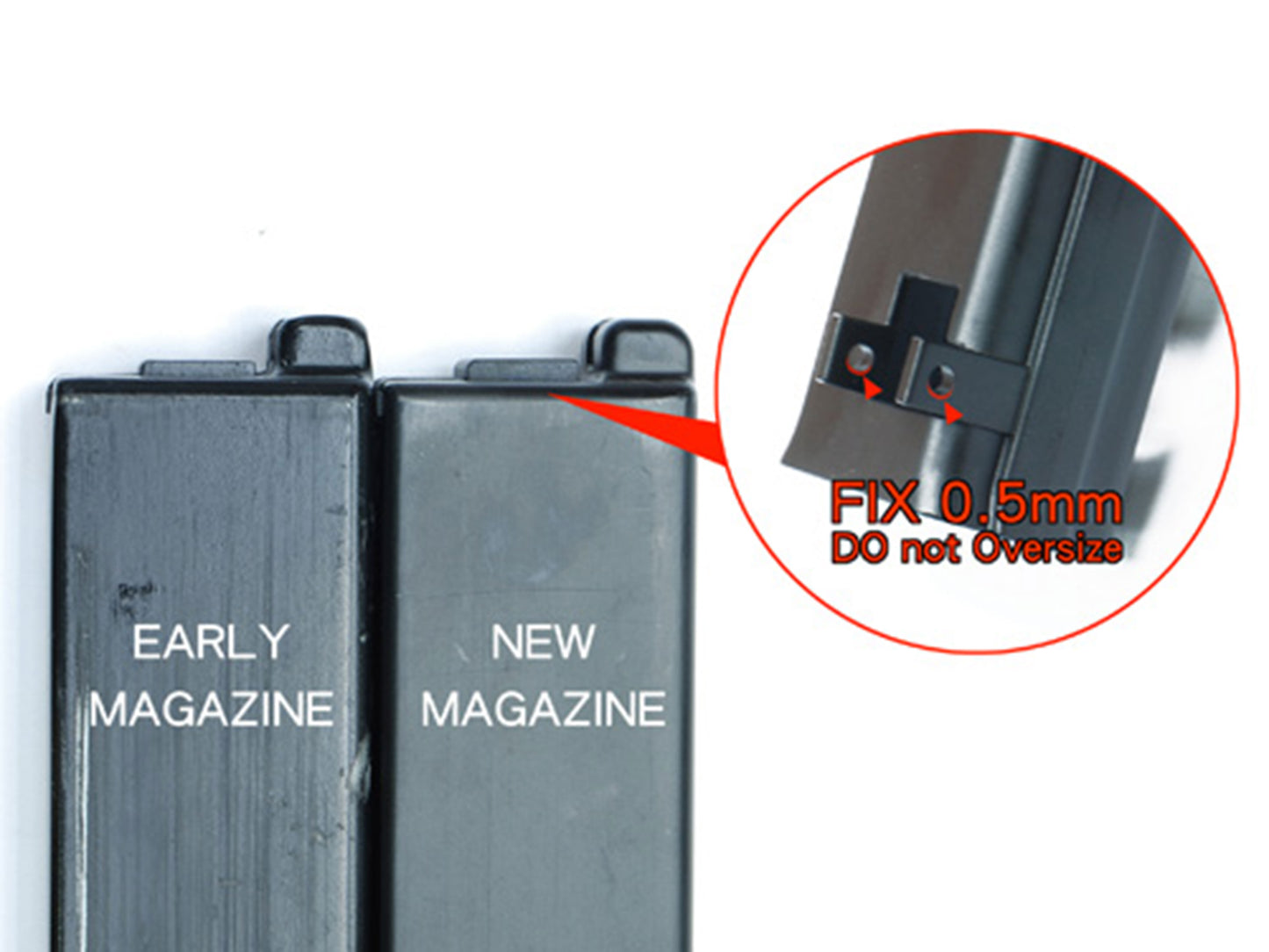 GUARDER Aluminum Receiver For WA / KWC Mini UZI SMG.