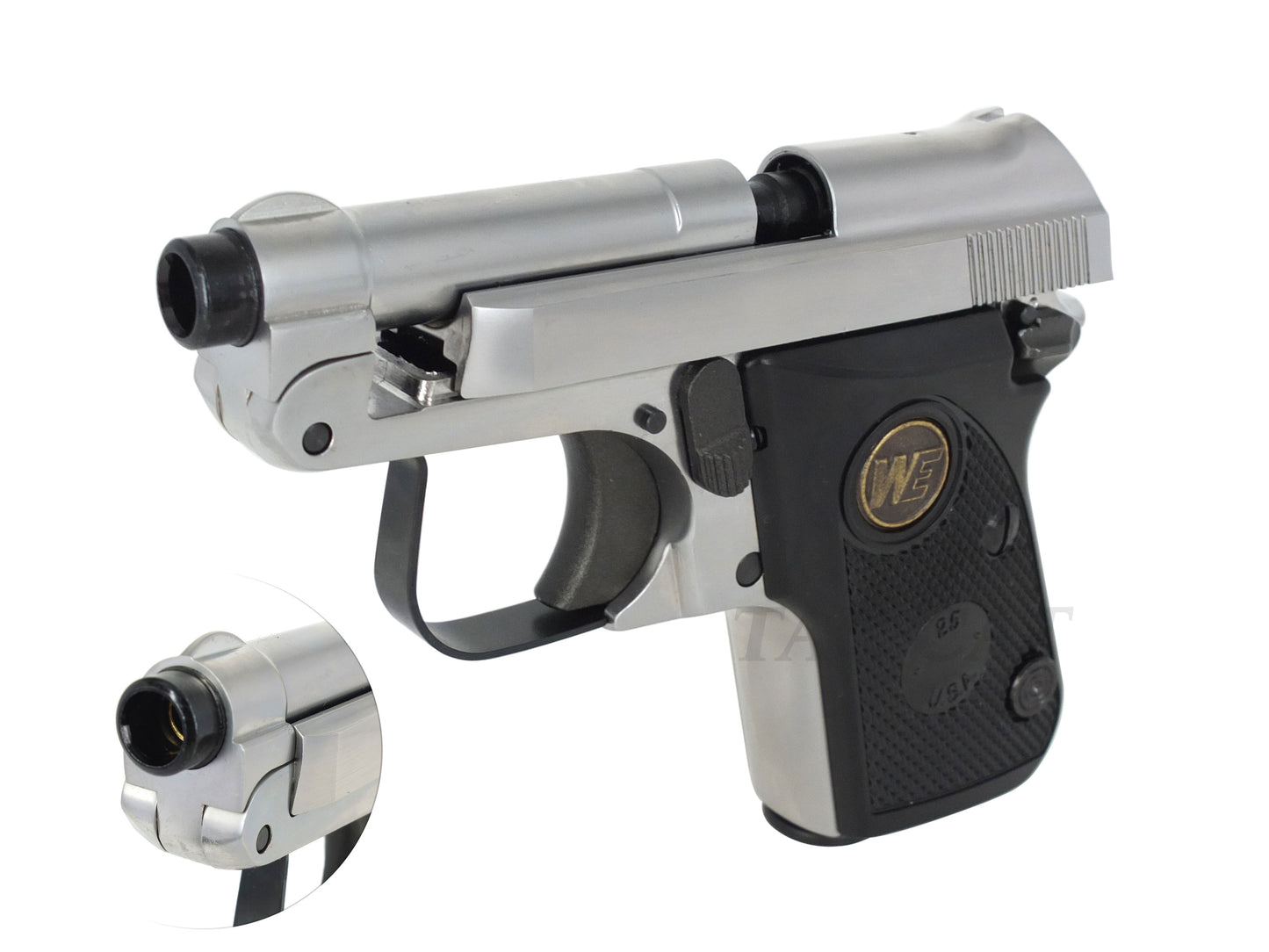WE Beretta M950 Jetfire 미니 블로우백 가스핸드건.