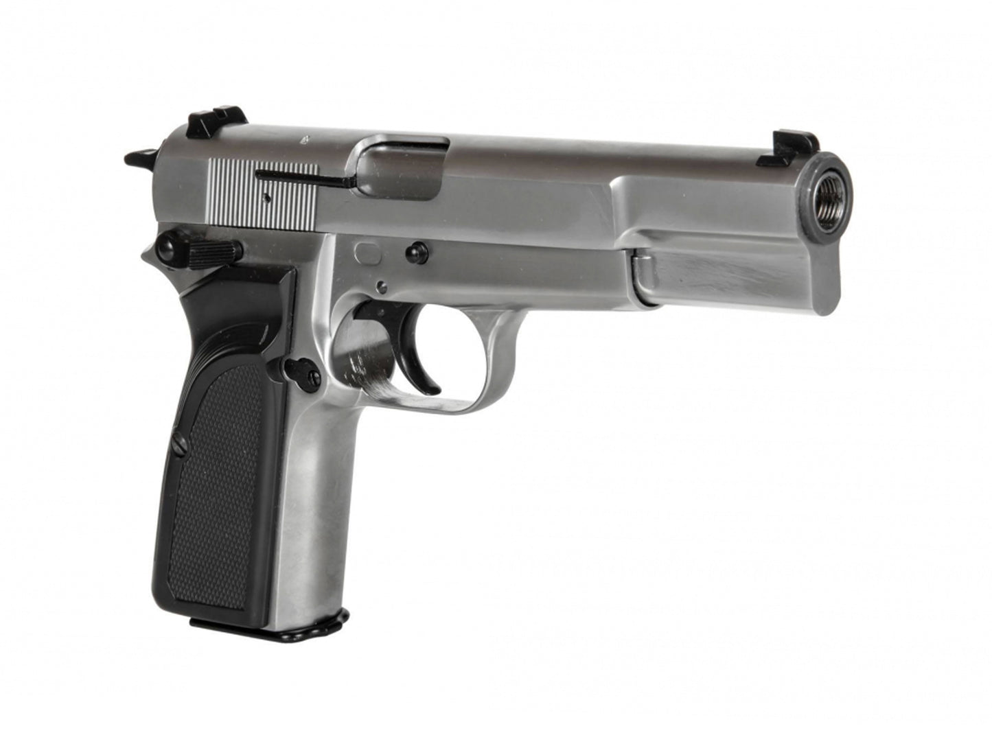 WE FN Browning Hi-Power MK III Gas Blowback Airsoft Pistol.