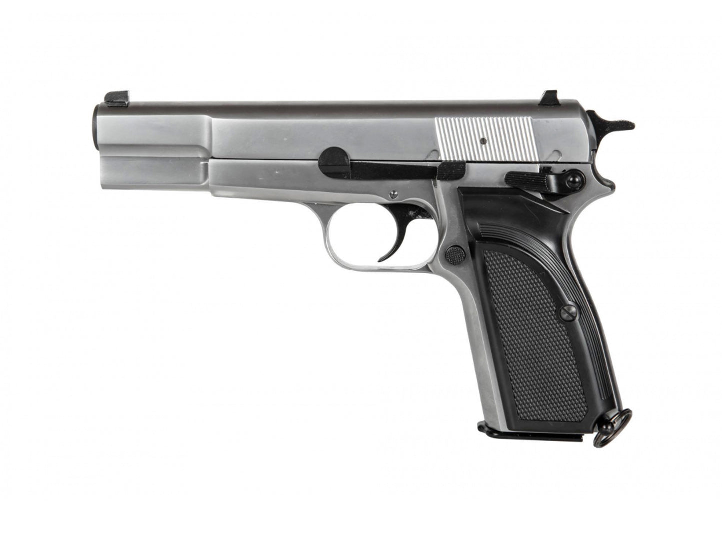 WE FN Browning Hi-Power MK III Gas Blowback Airsoft Pistol.