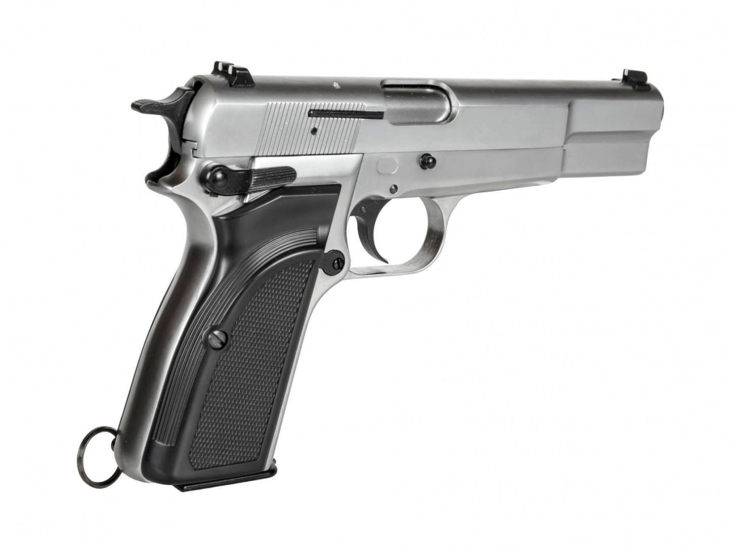 WE FN Browning Hi-Power MK III Gas Blowback Airsoft Pistol.