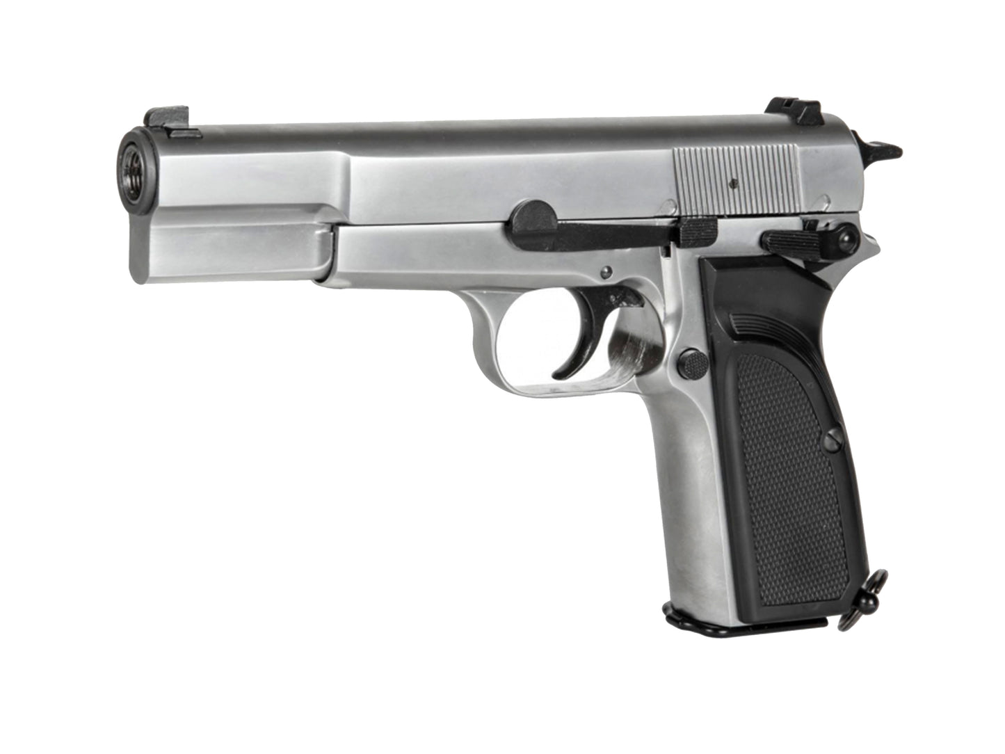 WE FN Browning Hi-Power MK III Gas Blowback Airsoft Pistol.