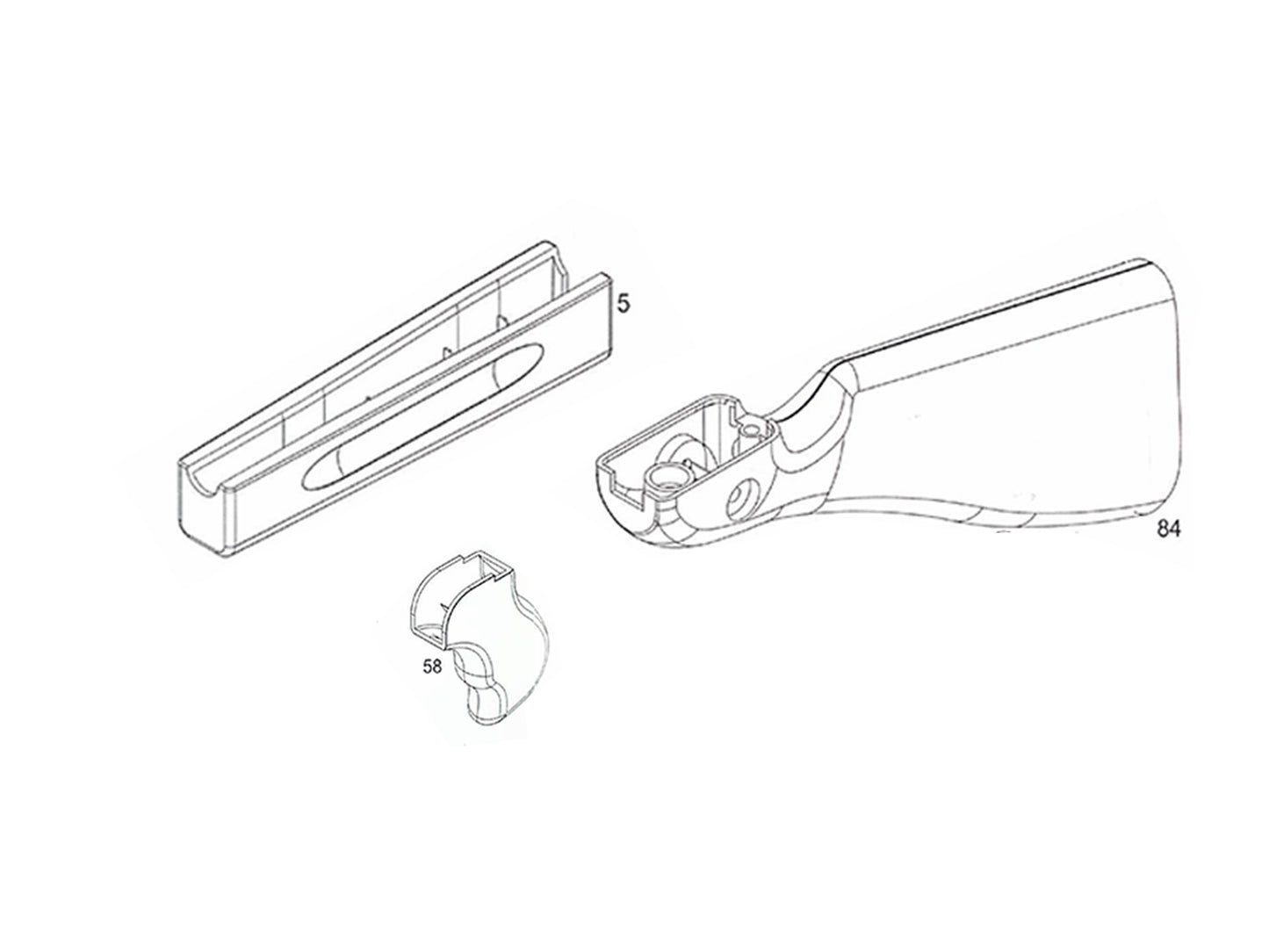 【純正部品】CYBERGUN | WE Auto-Ordnance Licensedトンプソン M1A1 サブマシンガン パーツ.