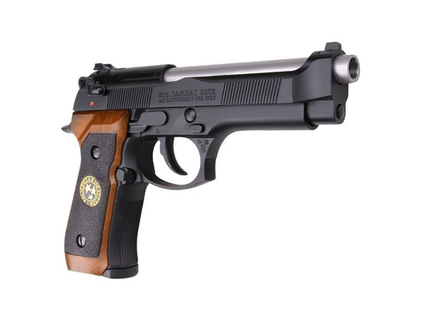 WE Samurai Edge Biohazard M9 Gas Blowback Airsoft Pistol.