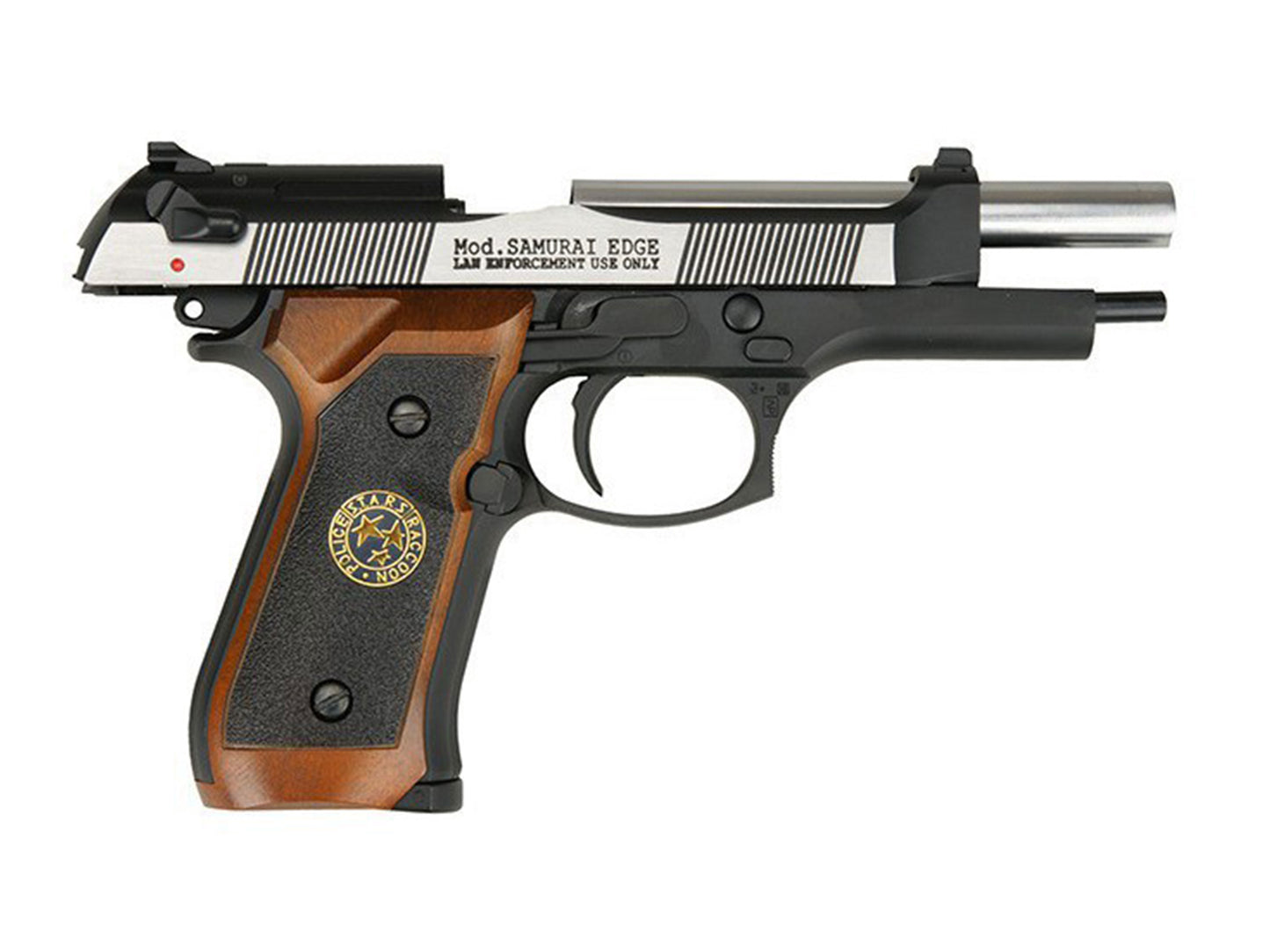 WE Samurai Edge Biohazard M9 Gas Blowback Airsoft Pistol.