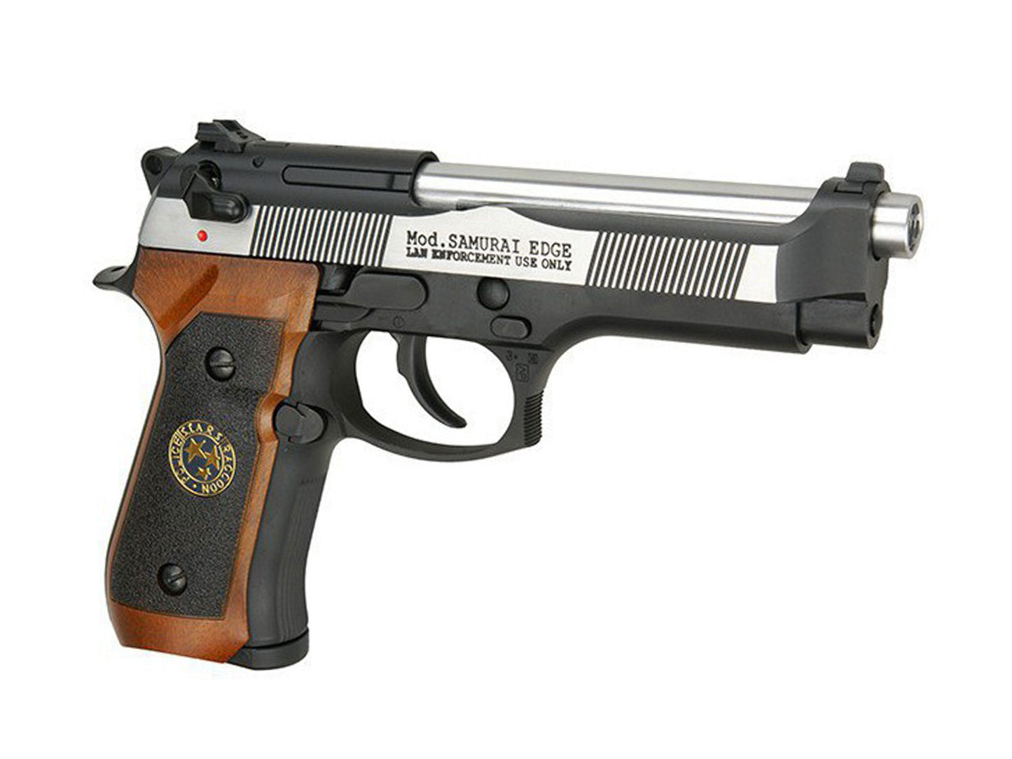 WE Samurai Edge Biohazard M9 Gas Blowback Airsoft Pistol.